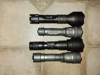 Assorted Older LED Flashlights Lumapower And Tiablo