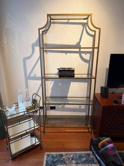 Lamps, shelves