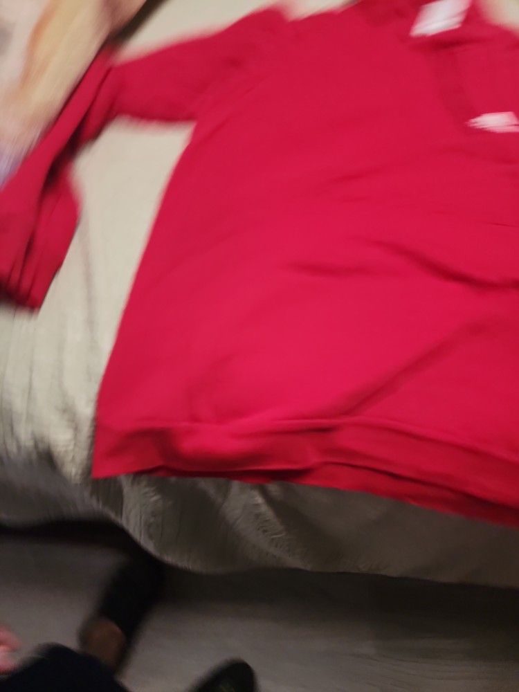 Adidas Sweater Red The Size Is 2xl