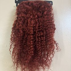 22inch Mongolian Reddish Brown Lace Front Wigs Human Hair Pre Plucked 5x5 Auburn Colored Lace Front Wigs Deep Wave Glueless Wigs Human Hair Wear and G