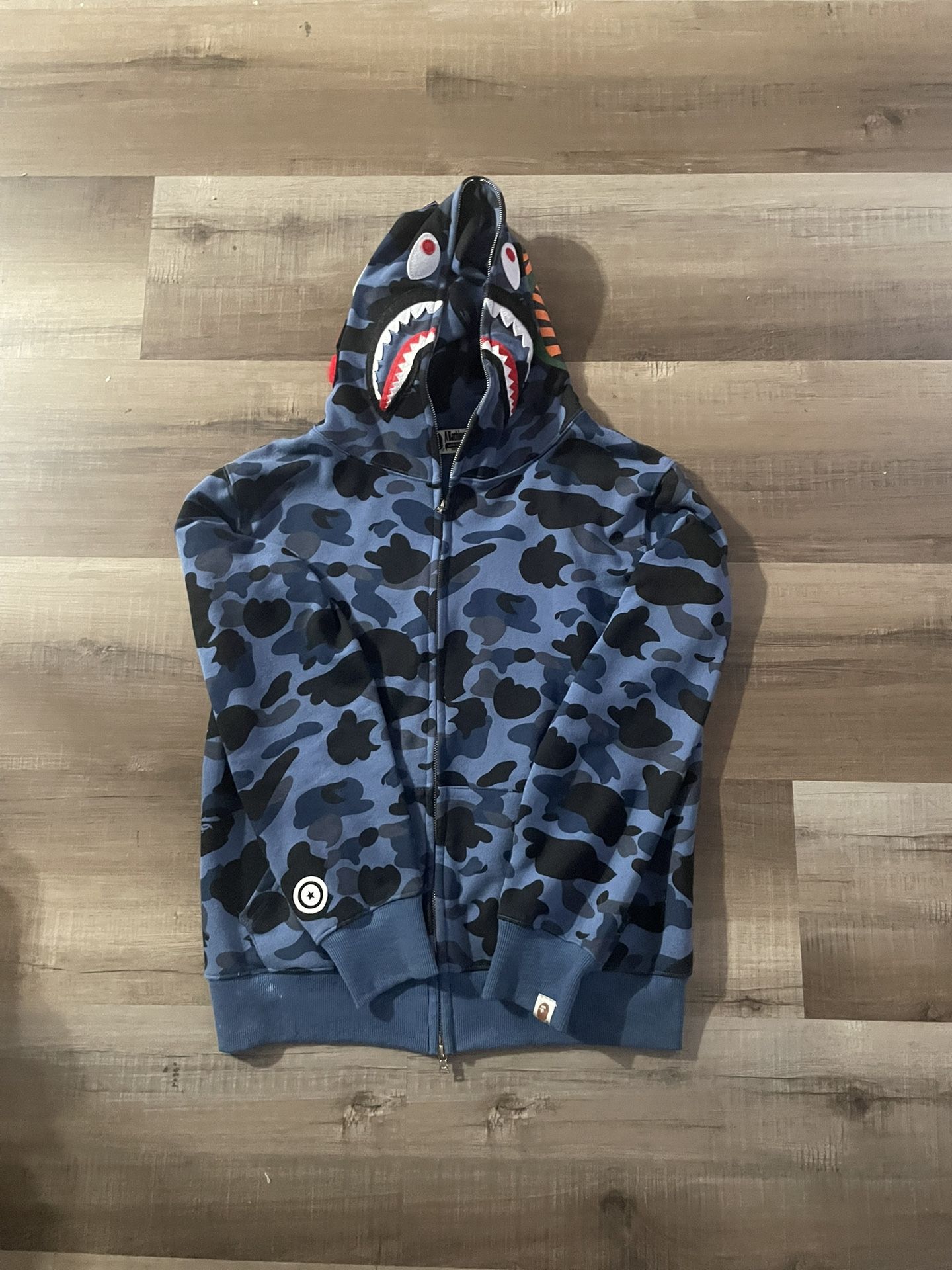 Blue Camo Bape Hoodie