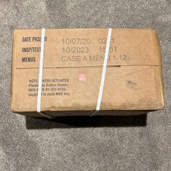 Authentic Military MREs, Case A