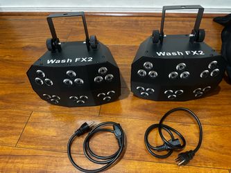 Chauvet wash fx2 dj lights with rockville bag