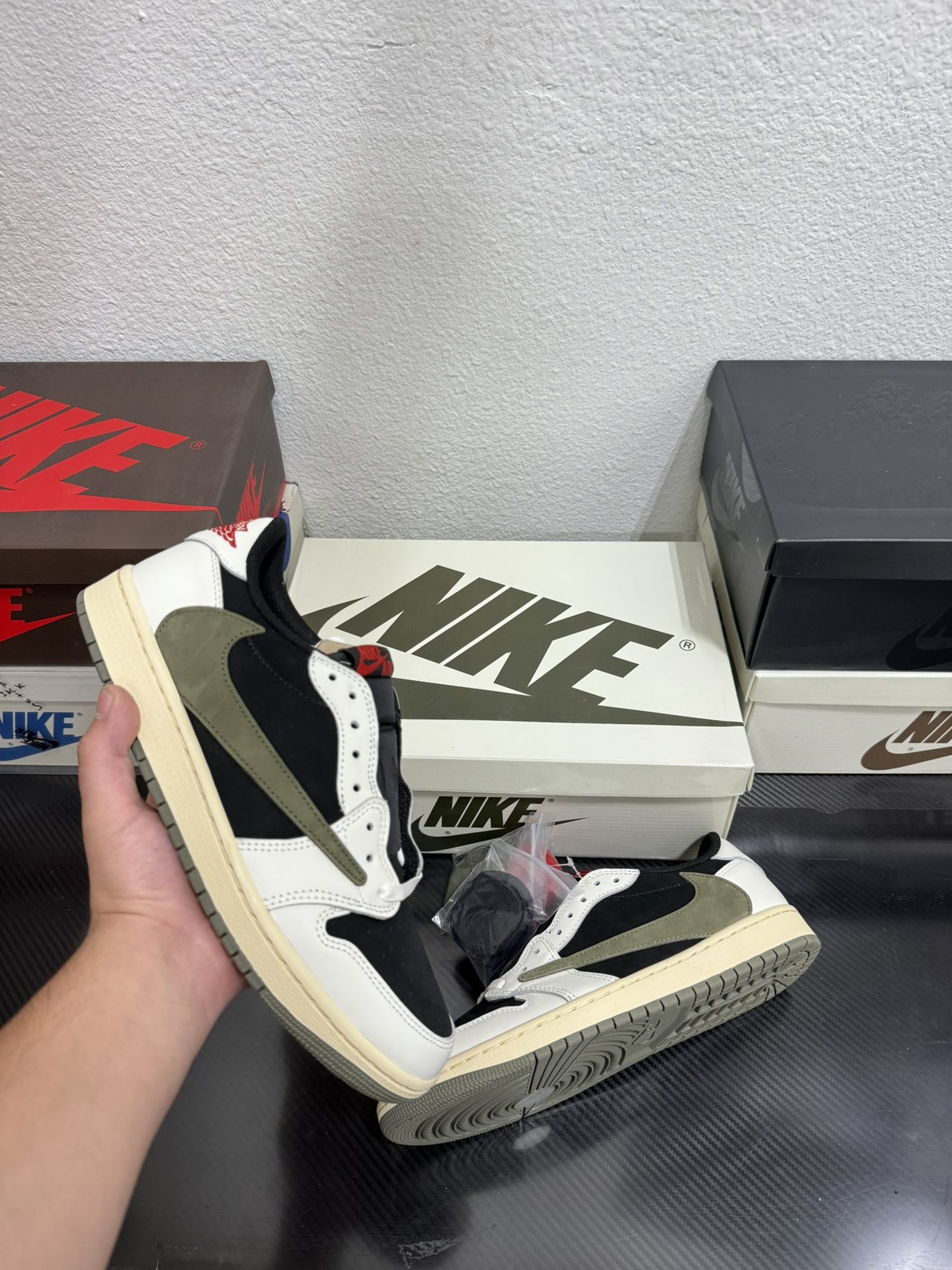 Aj1 Nike Air jordan 1 low travis scott olive greens size 7,7.5,8,8.5,9,9.5,10,10.5,11,12 