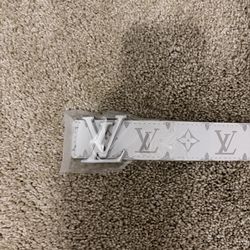 Clean White Designer Belt - Fits Any Fit