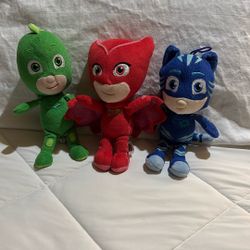 3 PCs -P J Mask 9” Stuffed Animals