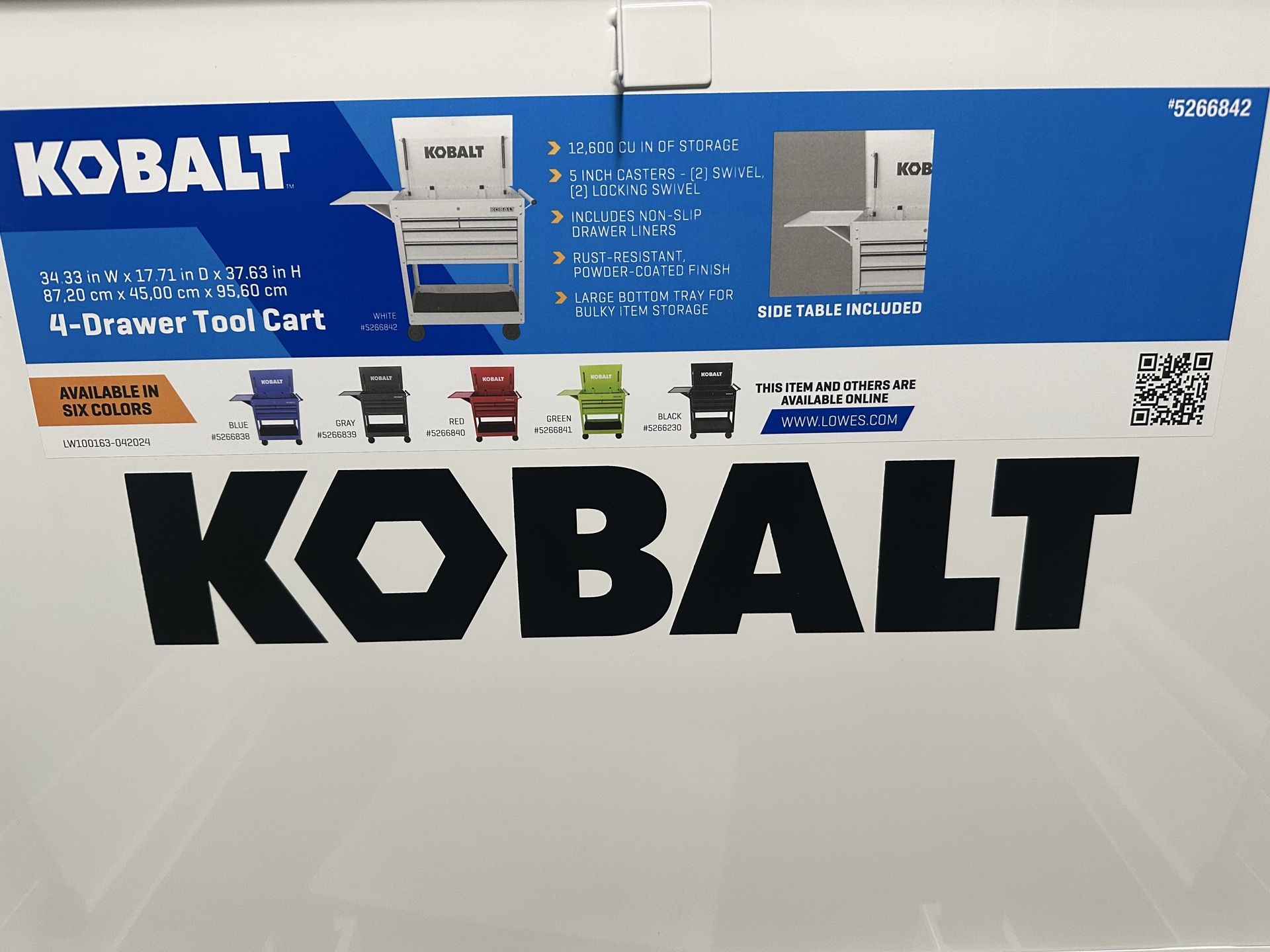 Tool box-knock kobalt