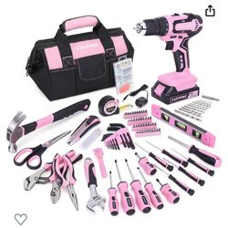 Home Tool Set Pink 