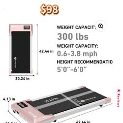 😀 DeerRun Q1 Urban Mini Under-Desk Treadmill with Remote Control