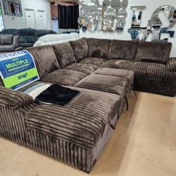 I’m Jon Green, Wayne’s Home Sales Representative🌟Pull Out Sleeper Sectional Couch W Storage Chaise Living Room Furniture Modular Family Sectional Col