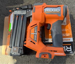RIDGID 18-Gauge Clean Drive Brushless Brad Nailer