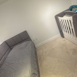Crib and Bed Combo New