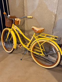 Yellow Huffy Beach Cruiser Bike – $125 OBO