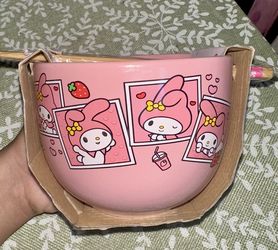 My Melody Sanrio Bowl & Tumblr
