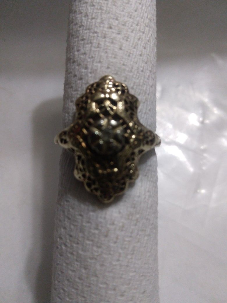 Vintage 10k Gold Ring Size 6 And 1/2 Use