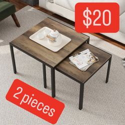 NEW IN BOX Coffee End Table Set of 2