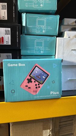 Game Box Plus handheld game console with 400 built-in games