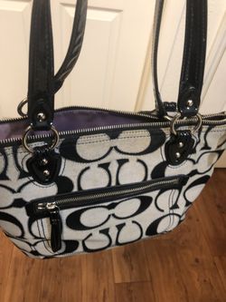 Coach purse authentic size medium