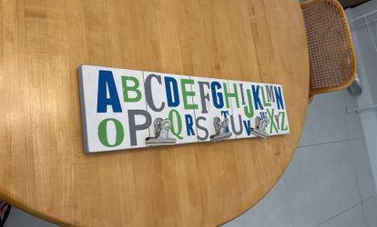 Kids Wall Art/Clip Board 24” X 6”