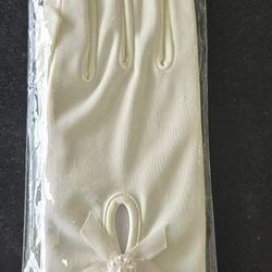 Small White Gloves