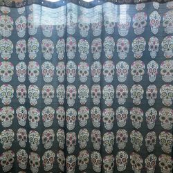 Day of the Dead/ Día de Los Muertos/ Calavera Shower Curtain