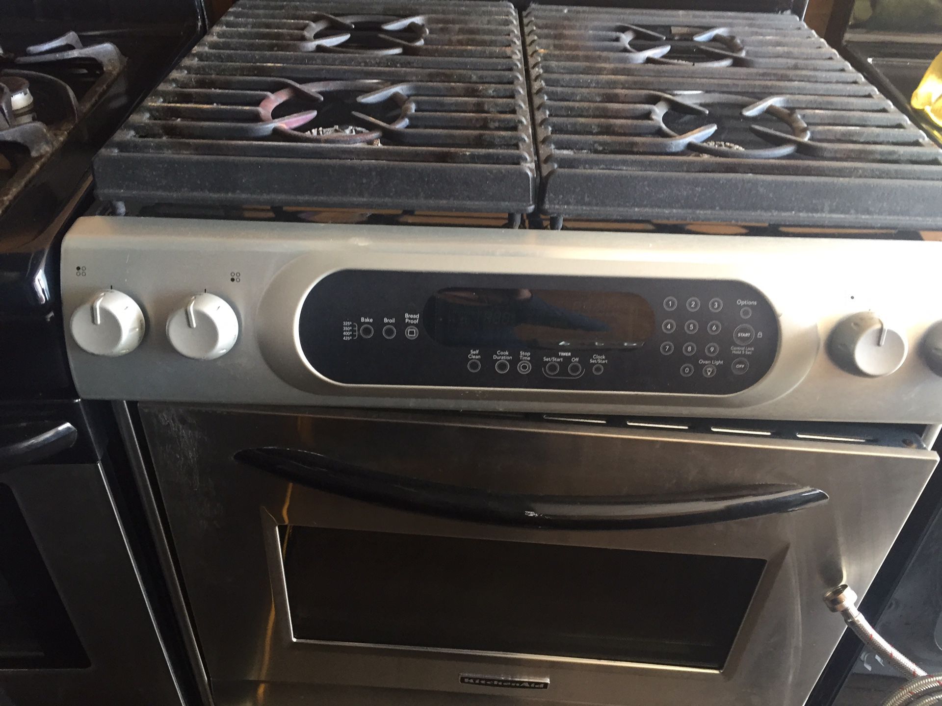 Kitchenaid stainless steel gas stove oven range DISCOUNTED FOR PICKUP!!