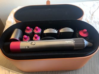 Like New Dyson Airwrap Complete Nickel/Fuschia + Receipt
