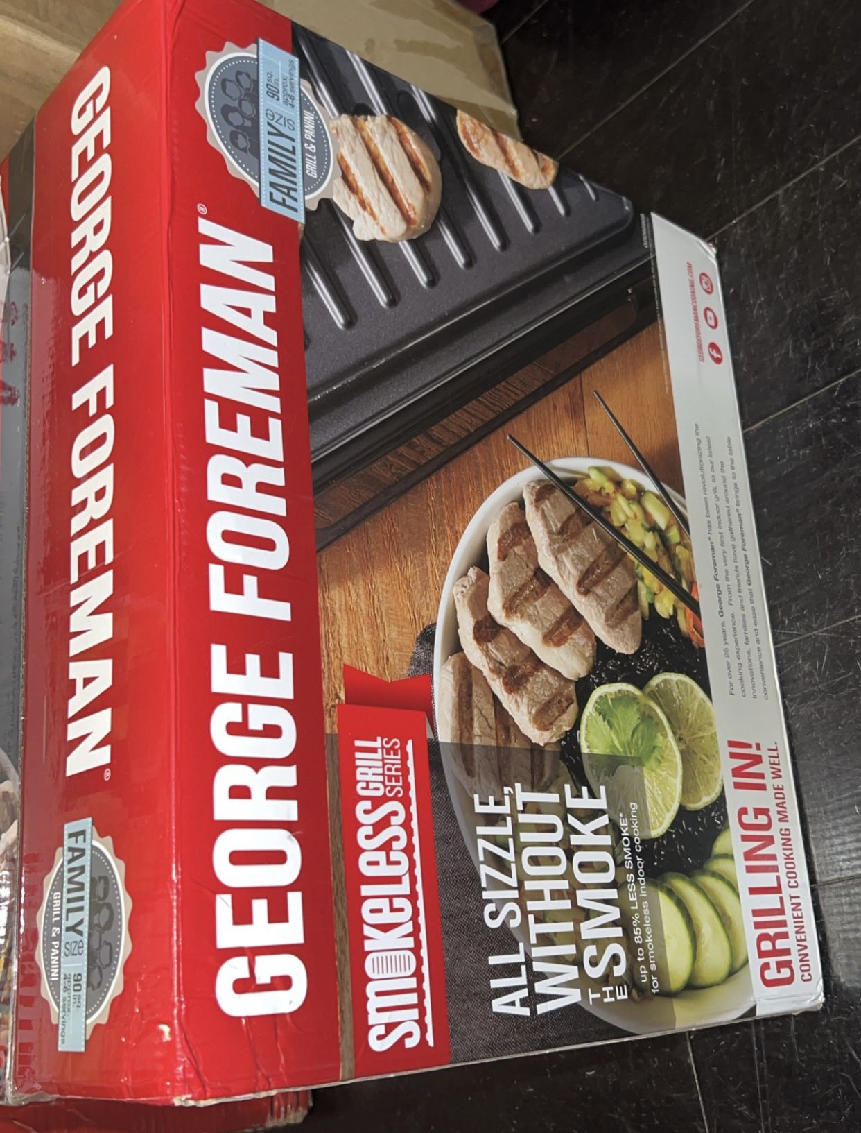 George Foreman Smokeless Grill