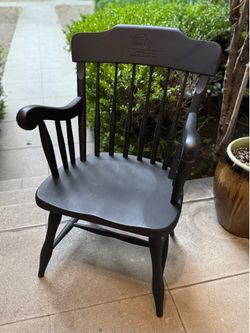Black Wood Chair