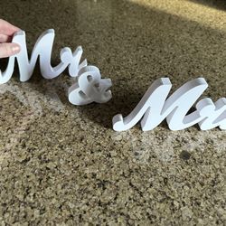 Wedding Mr & Mrs Sign 