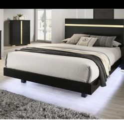 Queen Bed Frame With Mattress 