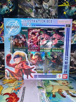 One Piece TCG Card Game Illustration Box Volume 3 Vol. Factory Sealed English