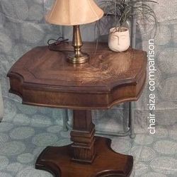 Vintage Accent Lane Table Use As Bird Cage Stand TV Fish Tank Plant