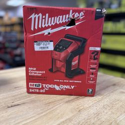  M12 12-Volt Lithium-Ion Cordless Electric Portable Inflator (Tool-Only)