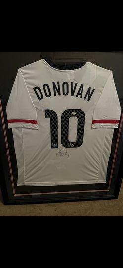 Landon Donovan signed USMNT jersey framed. authenticated