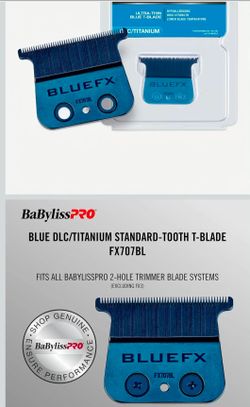 BaBylissPRO Replacement Blades, Standard and Fine-Tooth T-Blades for Outlining Hair Trimmers (FX787, FX799) and LoPROFX Trimmers (FX726, FX729)