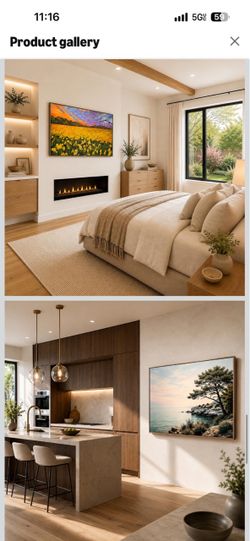 LG Gallery 65” FRAME QNED TV 4K. Like the Samsung Frame Hisense Canvas