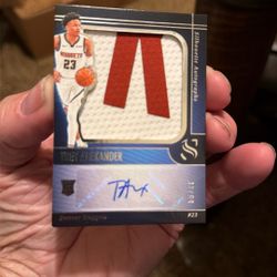 24/25 TREY  ALEXANDER  Auto Out Of 99 Patch