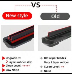 Universal Double Rubber Strip Wiper Blade