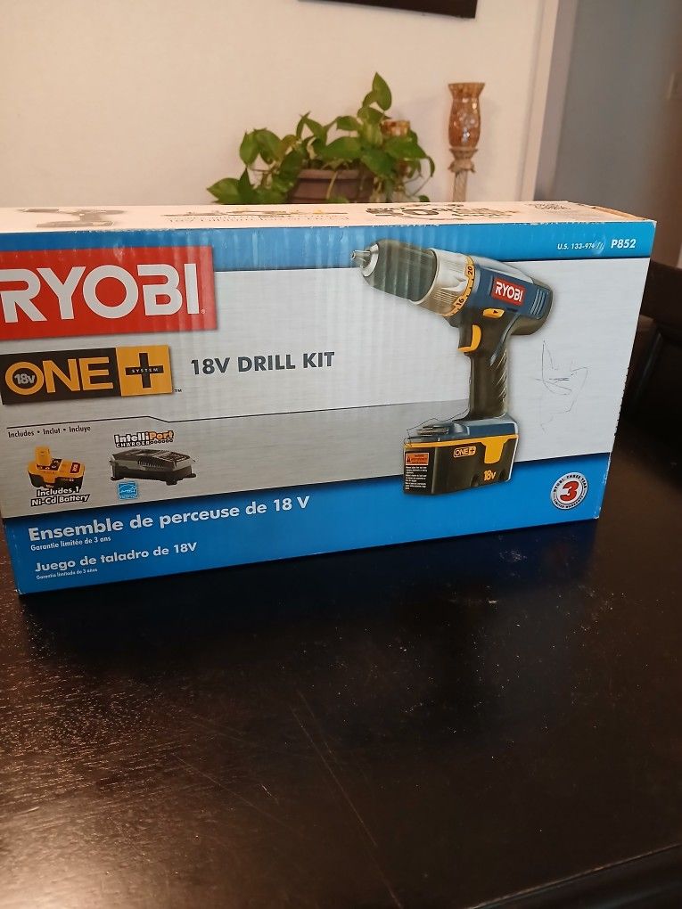 Ryobi 18v Drill Kit  One + Sytem