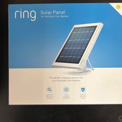 Ring Solar Panel For Spotlight Cam Battery