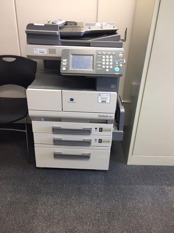 Konica Minolta Bizhub 200 Printer Copier Scanner for Sale in