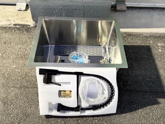 SINK + BLACK FAUCET — BOTH INCLUDED!