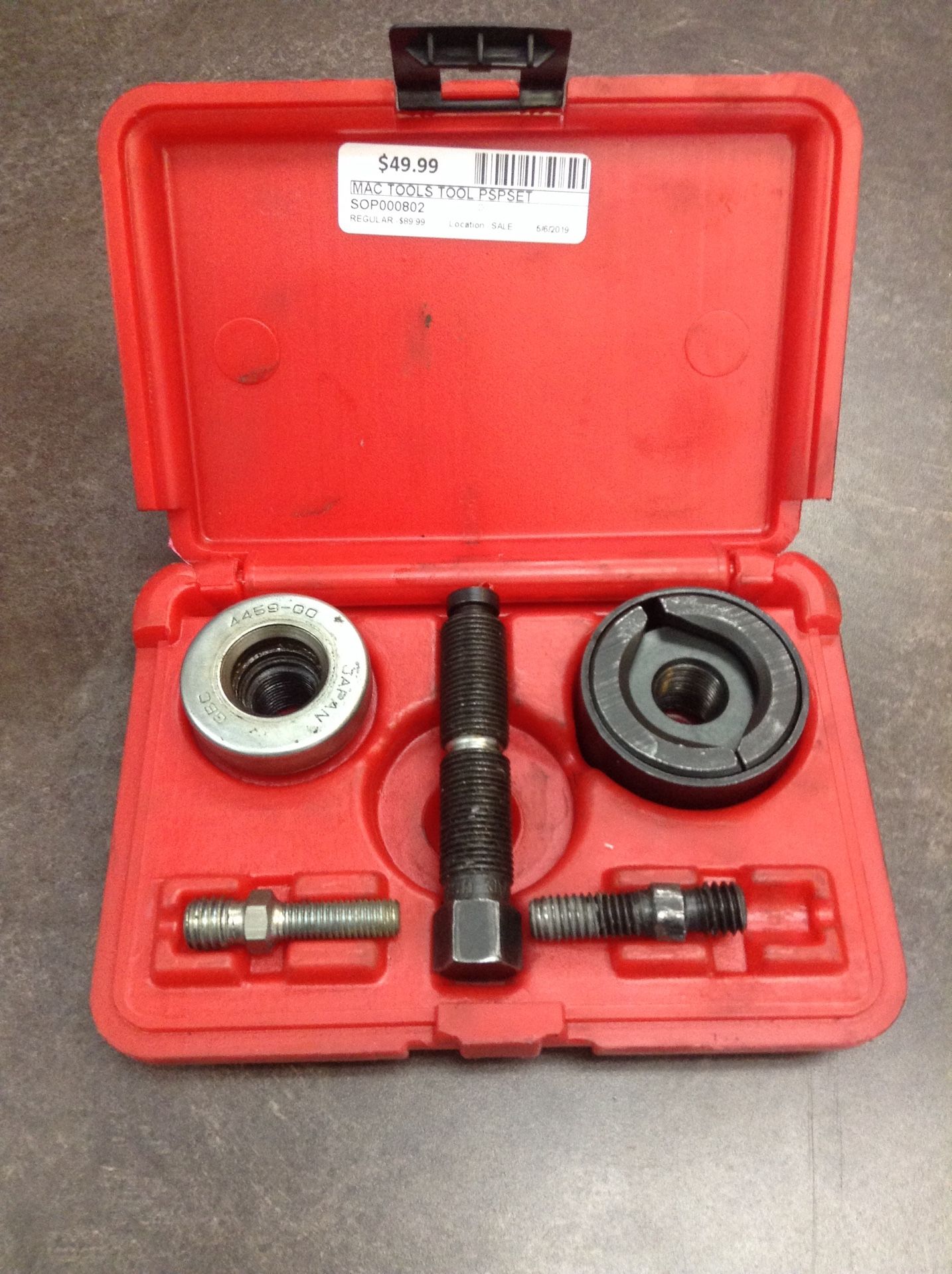 Mac tools power steering pulley remover/installer set for Sale in