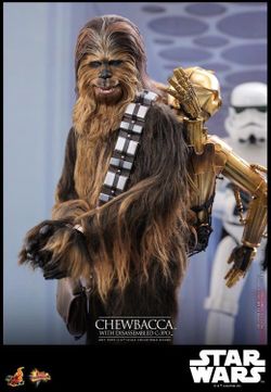 Hot Toys 1/6 Star Wars: The Empire Strikes Back Chewbacca with Disassmbled C-3PO! MMS766