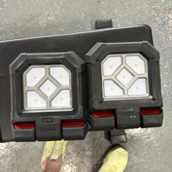 Set Of 2 Milwaukee M18 Rover Flood Lights 