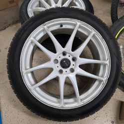 2 Vors TR4 18x8.5  5x114.3 bolt pattern +35 offset