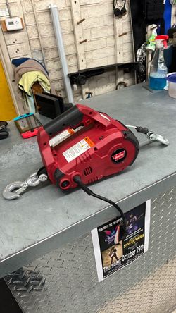 Warn 885000 PullzAll 1000lb Portable 120v Electric Winch