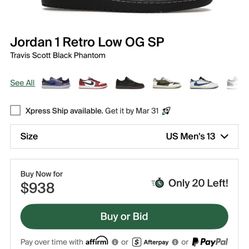 Jordan 1 Retro Low OG SP