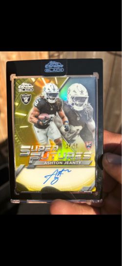 Topps Chrome Black Ashton Jeanty Super Futures Gold Encased Auto